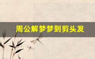 周公解梦梦到剪头发(周公解梦梦到剪头发是什么寓意)