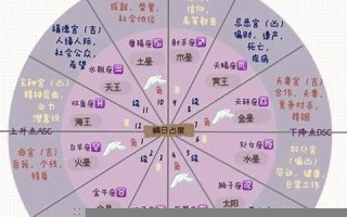 星盘图(星盘图怎么解读)