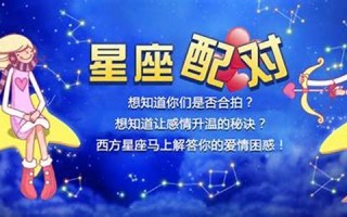星座速配测试(星座测试配对指数)