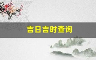 吉日吉时查询(老黄历每天吉日吉时查询)